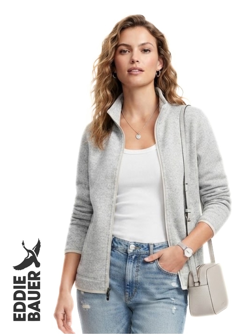 Athleisure Sweater
Eddie Bauer • Women’s Lightweight Mock Neck Knit